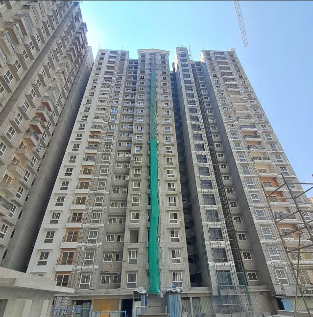 Wing A – Terrace Floor slab completed