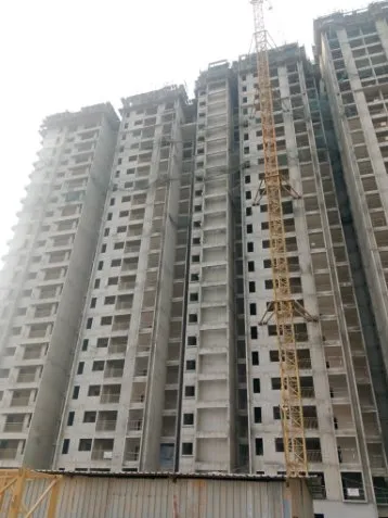 24th floor shuttering & reinforcement works in progress.