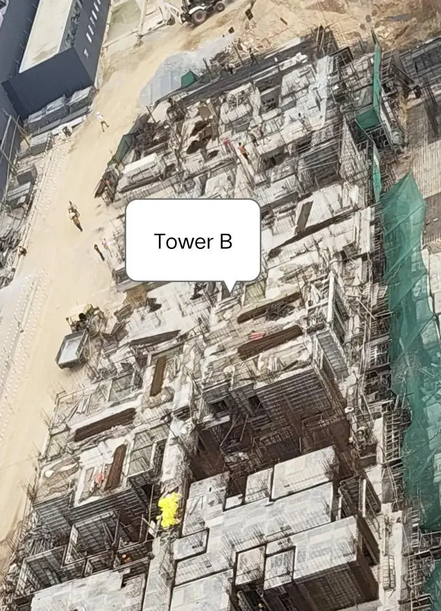 Tower B - Milestone Release -"On casting of Ground Floor Slab" - Status as on 15th