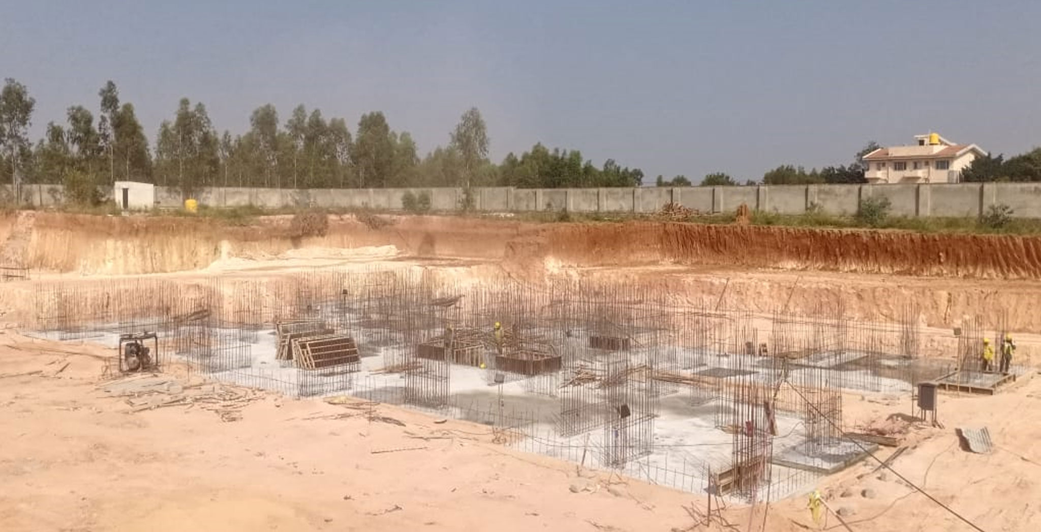 Jan 2024 - Brigade Sanctuary Tower D: Milestone Release On casting of Footing/raft