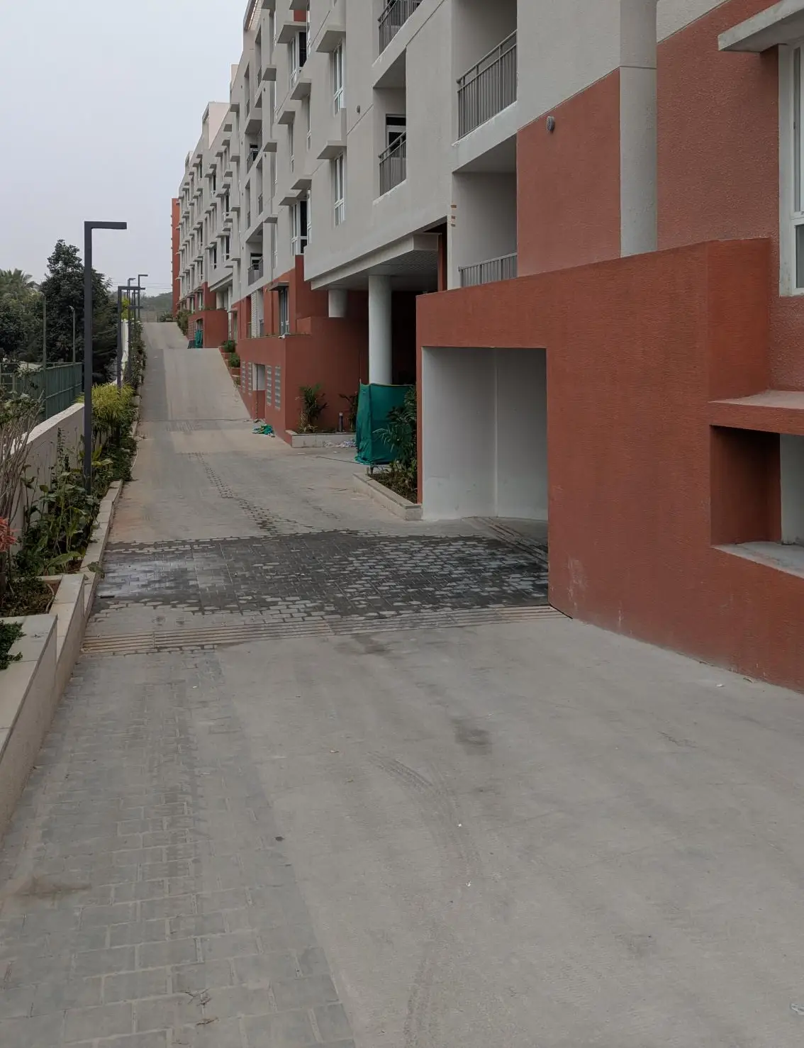 4 Acre – North Driveway, Planting & Electrical Pole