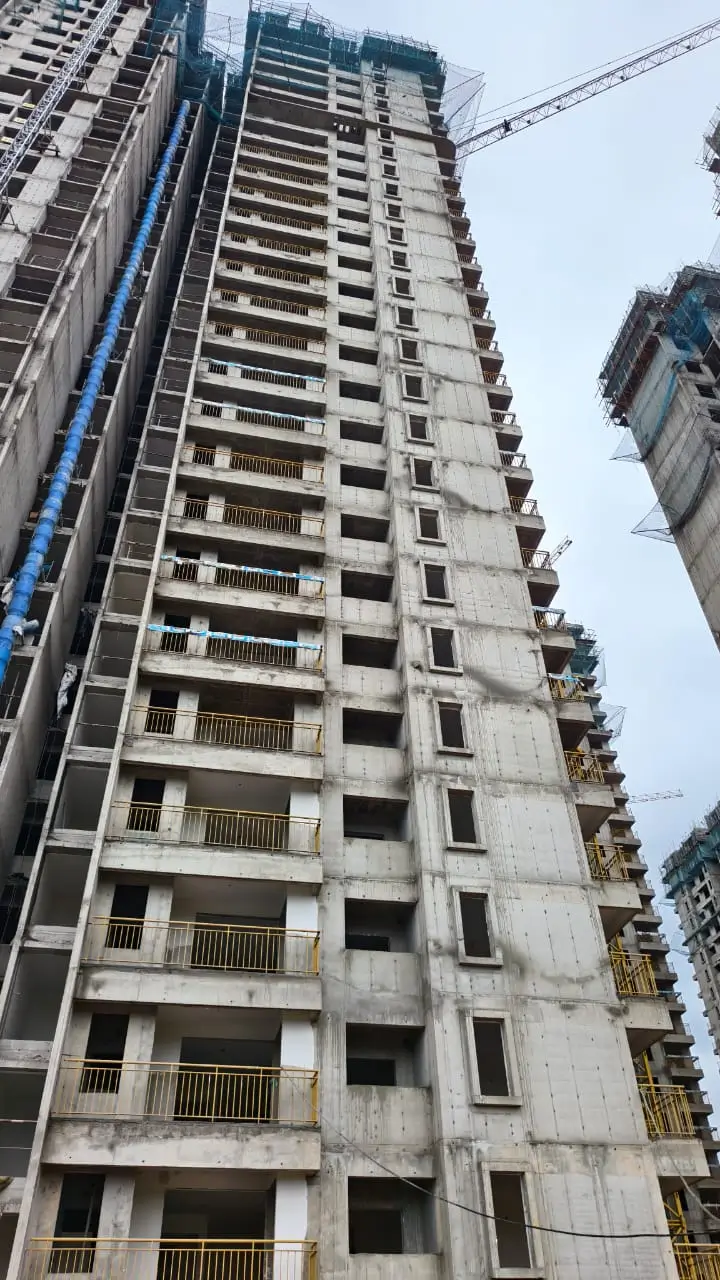Tower E  - Milestone Release - On Casting of Terrace Floor Slab" - Status as on 23rd