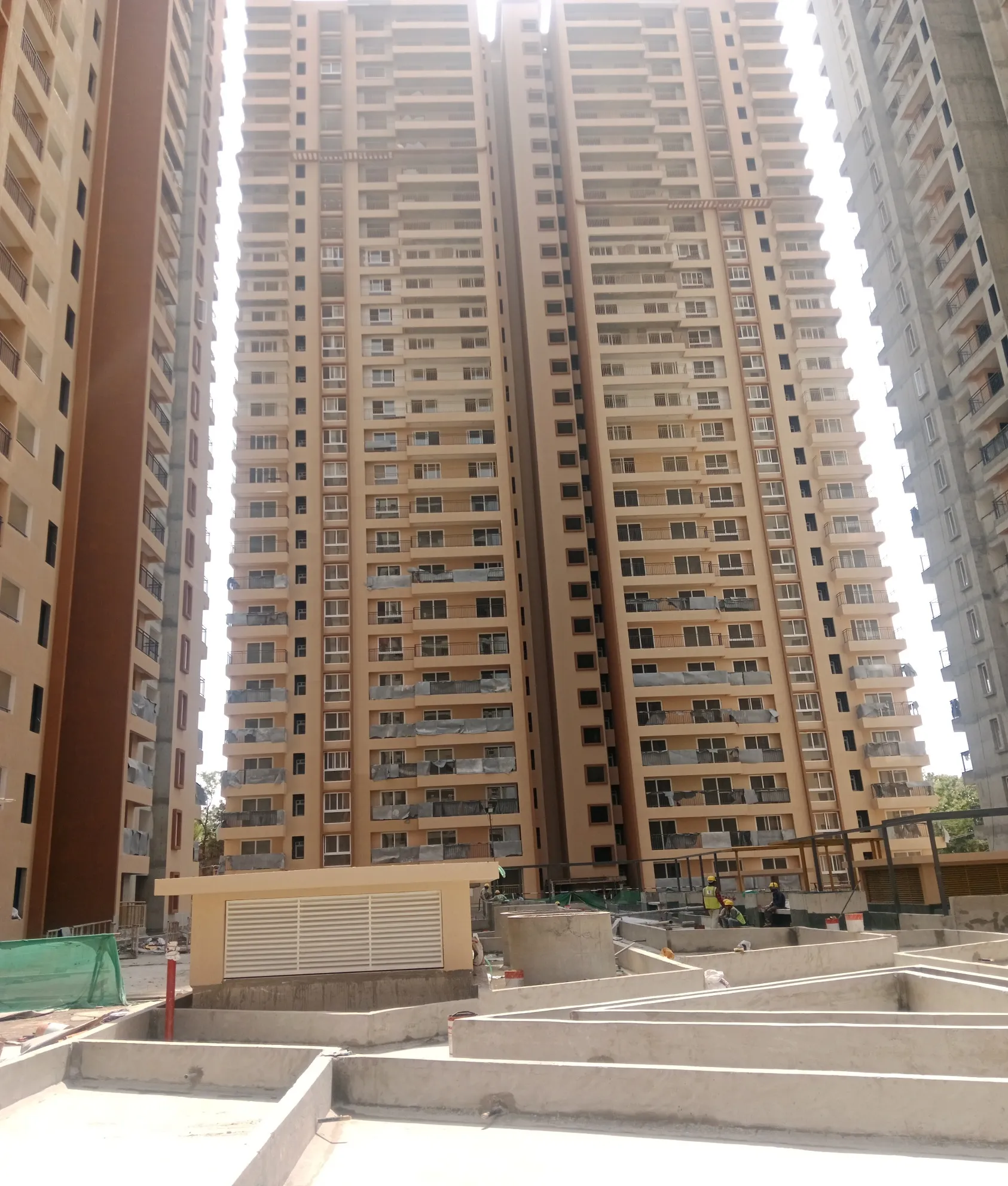 External painting works in progress