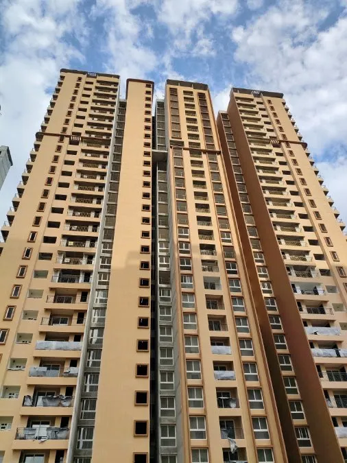 External painting works in progress