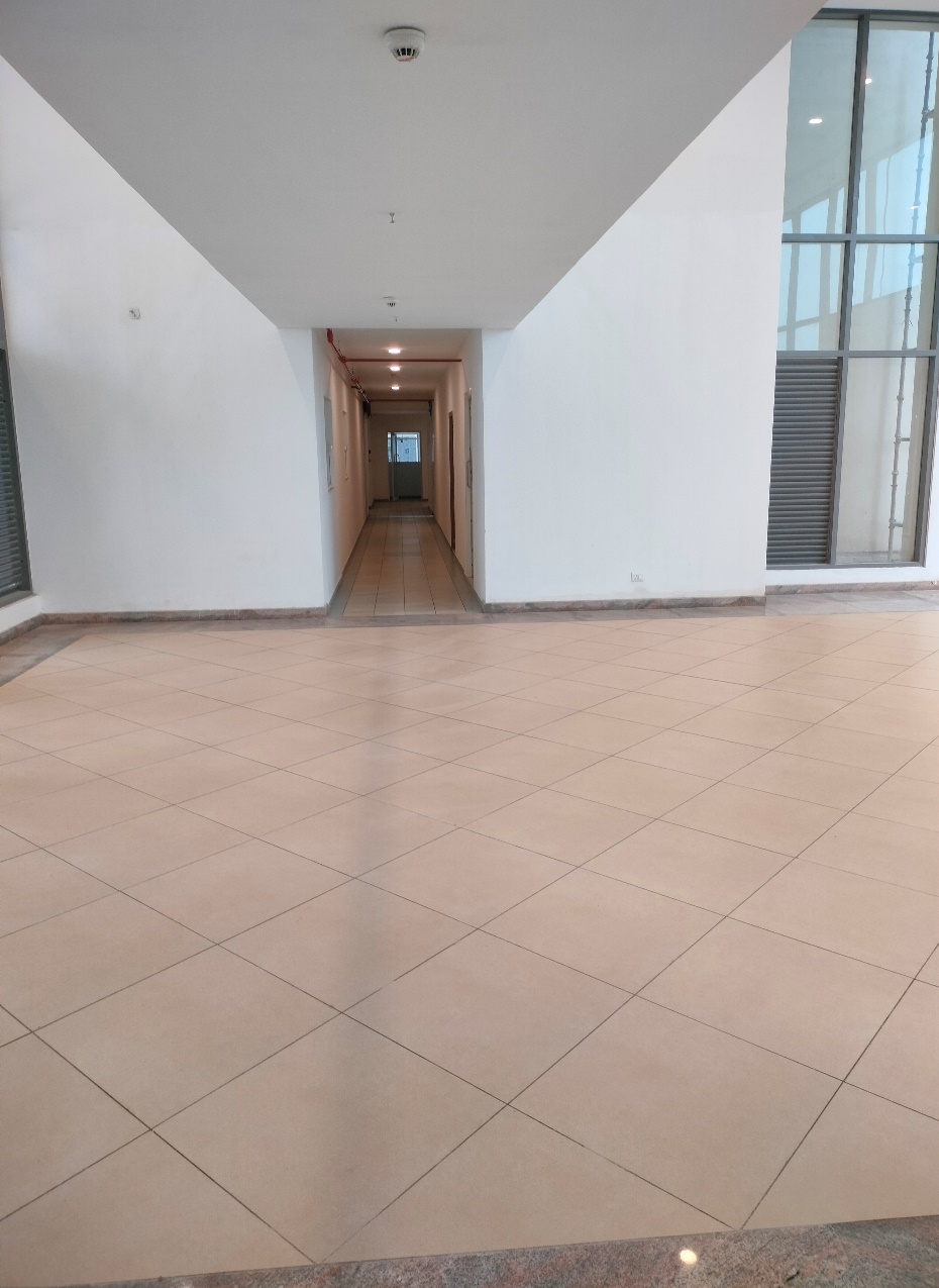 Ground floor corridor Painting work in progress