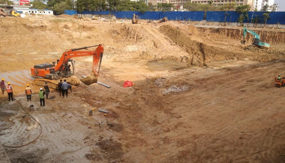 Main Tower – Mass Excavation Tower-1  work in progress