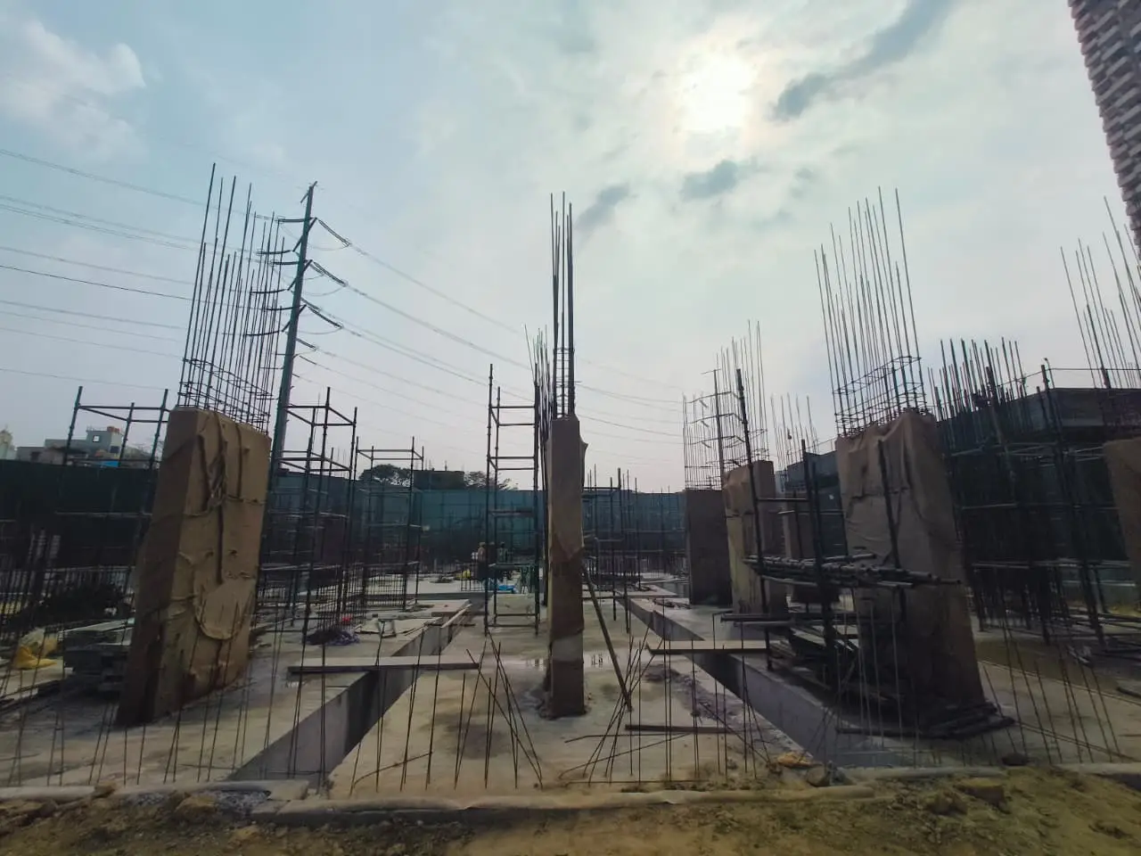 Brigade Lakecrest - Tower A - Milestone Release -"On Casting of Raft/footing" - Status as on 02nd