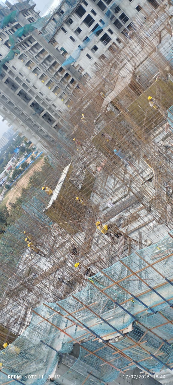 Tower G – Milestone Release –“ On Casting of 14th floor slab” – Status as on 17th