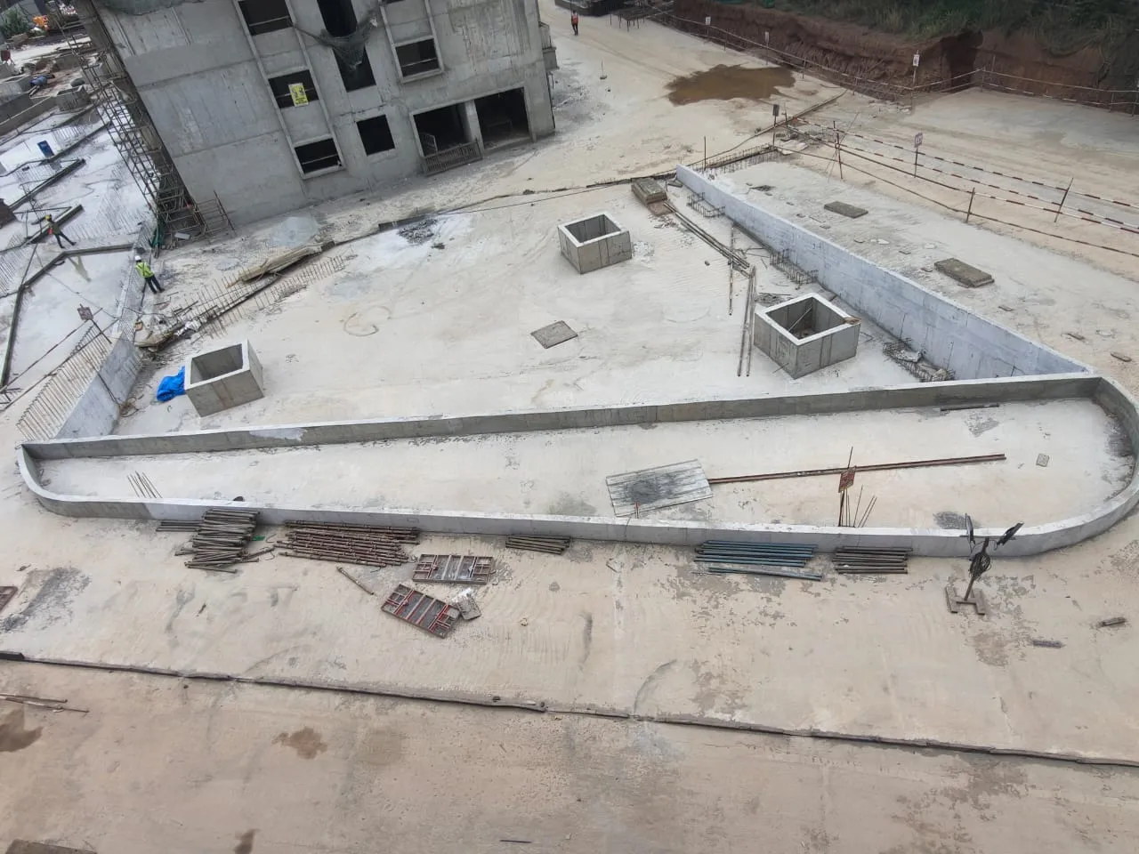 Top slab completed