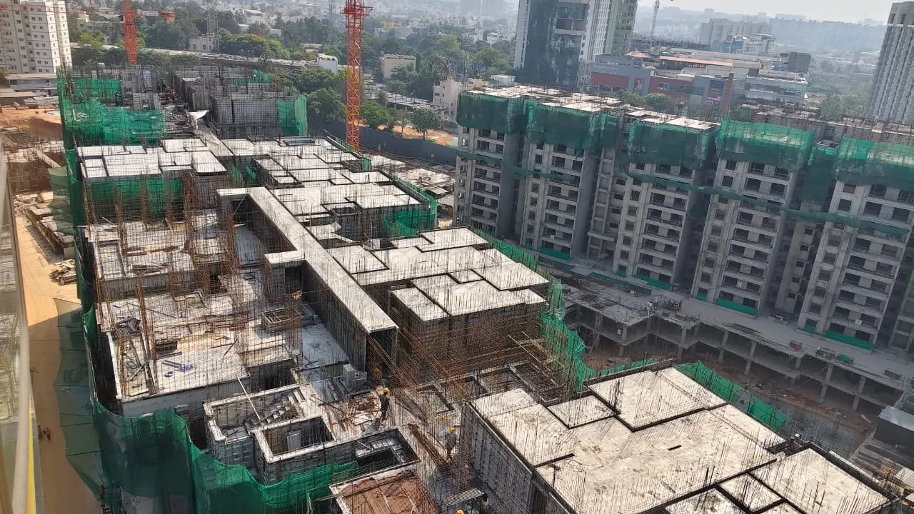 Tower K - Milestone Release -"on casting of 10th floor slab" - Status as on 24th