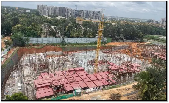 Tower 1 & 2- Ground Floor Slab Works in Progress