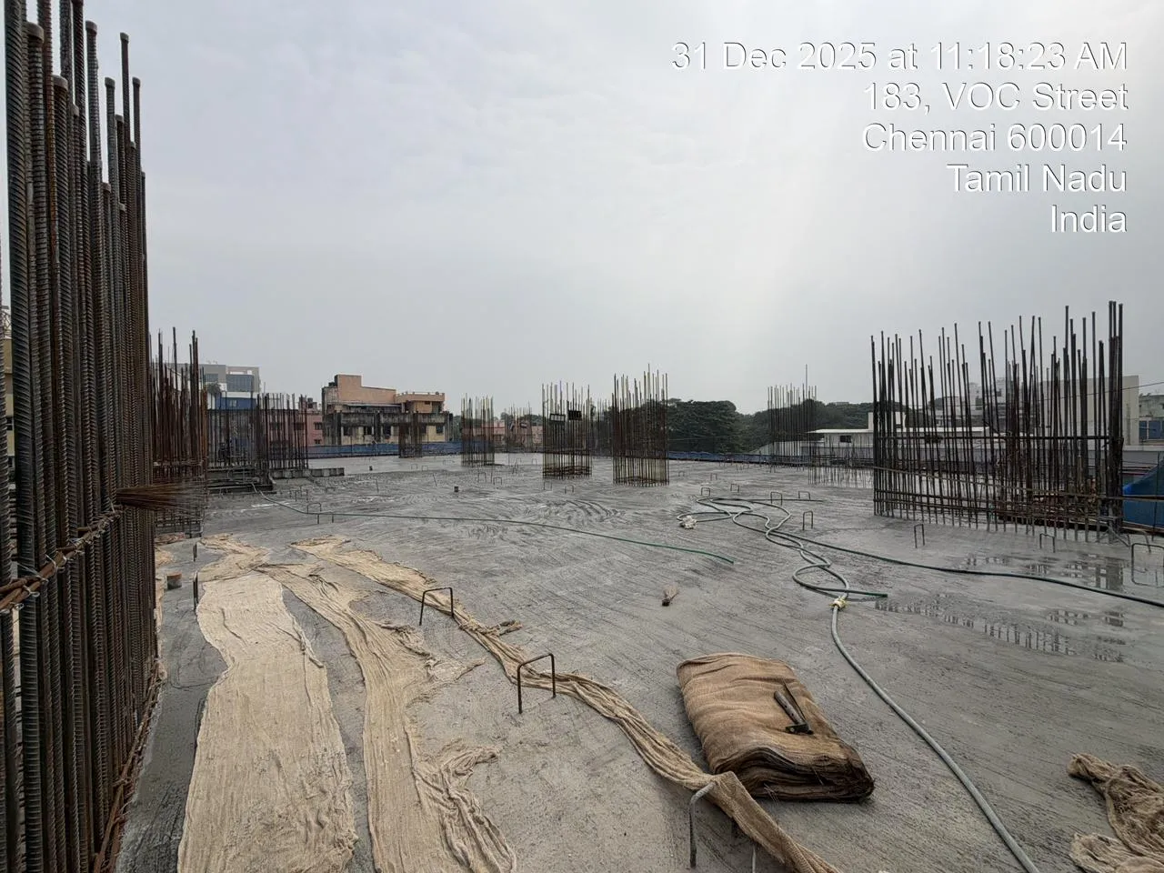 2nd Floor Pour 1 slab completed