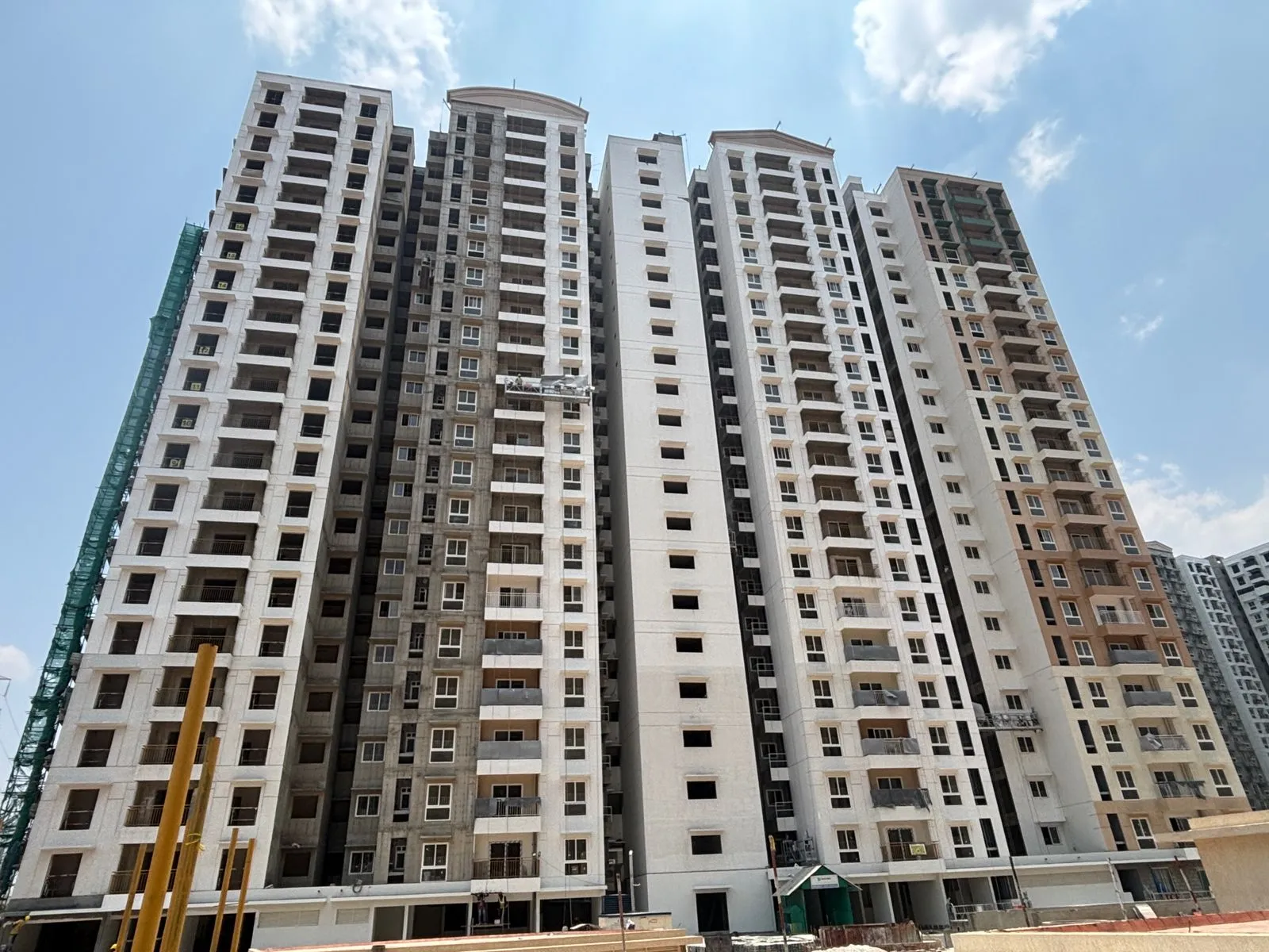 External painting work in progress