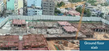Brigade Manor - Tower B - Milestone Release -"On completion of Third Floor Slab" - Status as on 17th