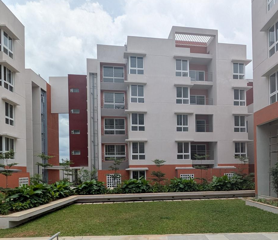 L Block    External paint work in progress. 18 flats QA certification completed. Terrace clay tile finishing completed. Basement VDF completed. Lift installed. Common area (Lift lobby and staircase) finishing work in progress. Basement Painting work in progress
