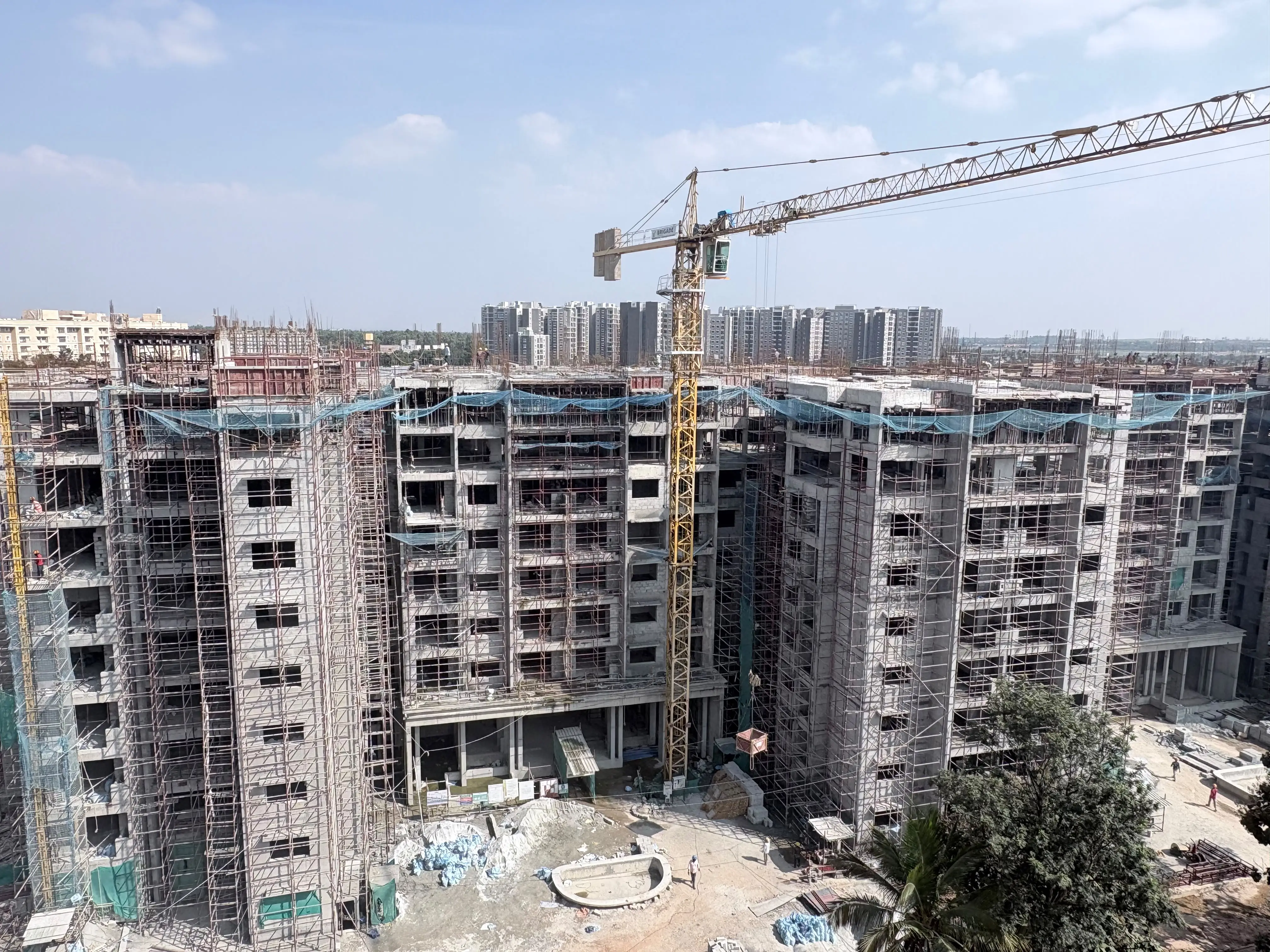 Ebony- Tower A, B & D - Milestone Release -"On Casting of Terrace Floor Slab " - Status as on 13th