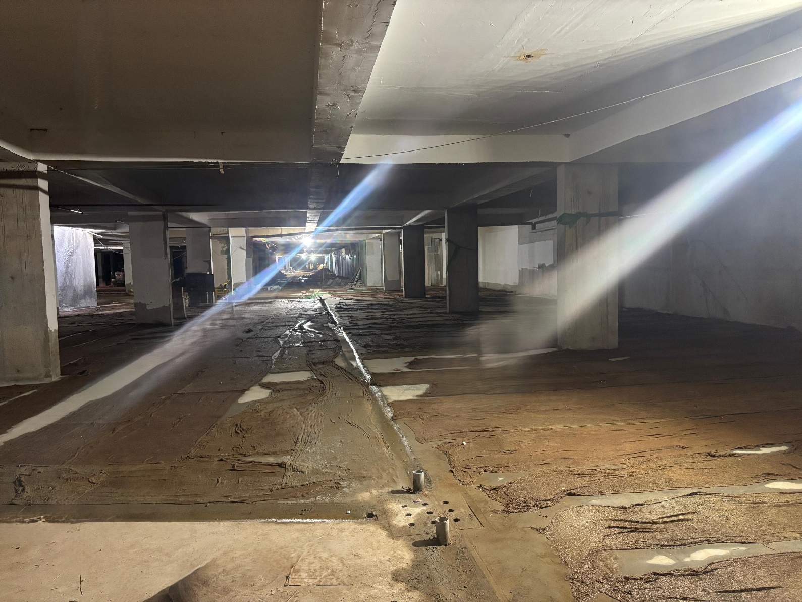 Basement VDF flooring & Painting work in progress