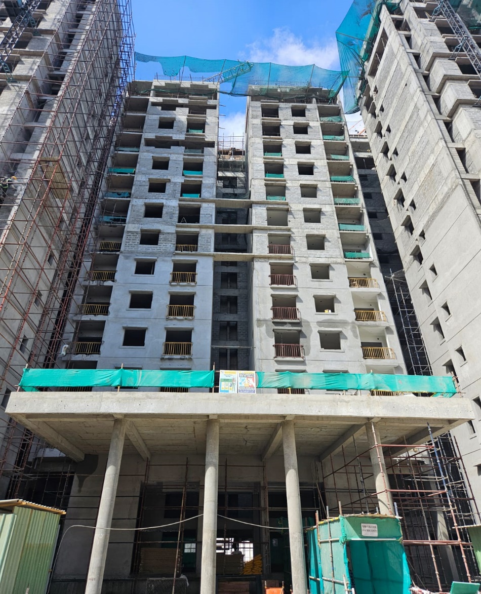 G Block Structure Completed