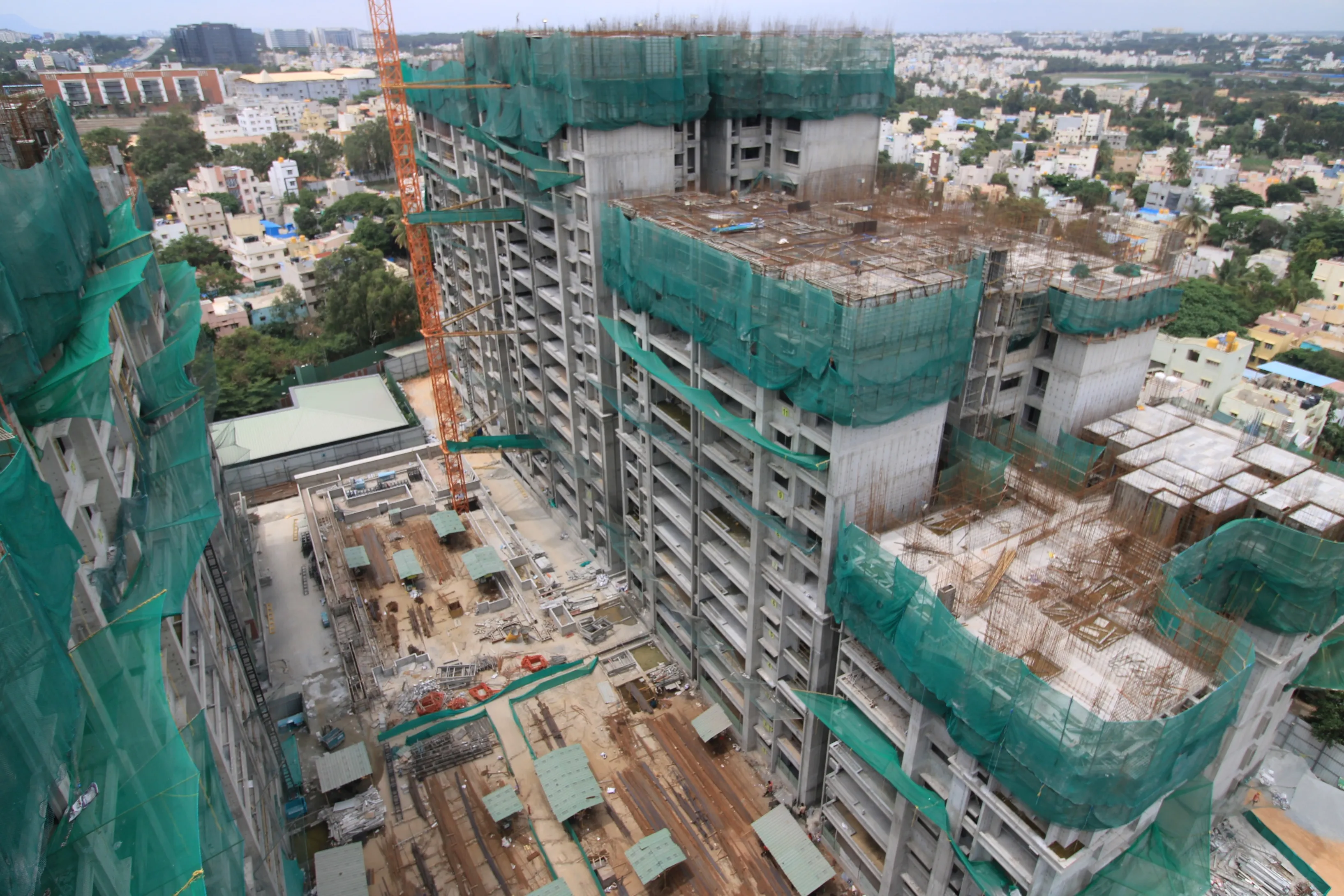 Tower D –16th Floor Slab In Progress