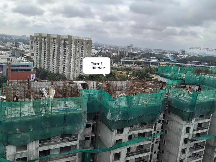 TOWER – E: Thirteenth floor slab completed.