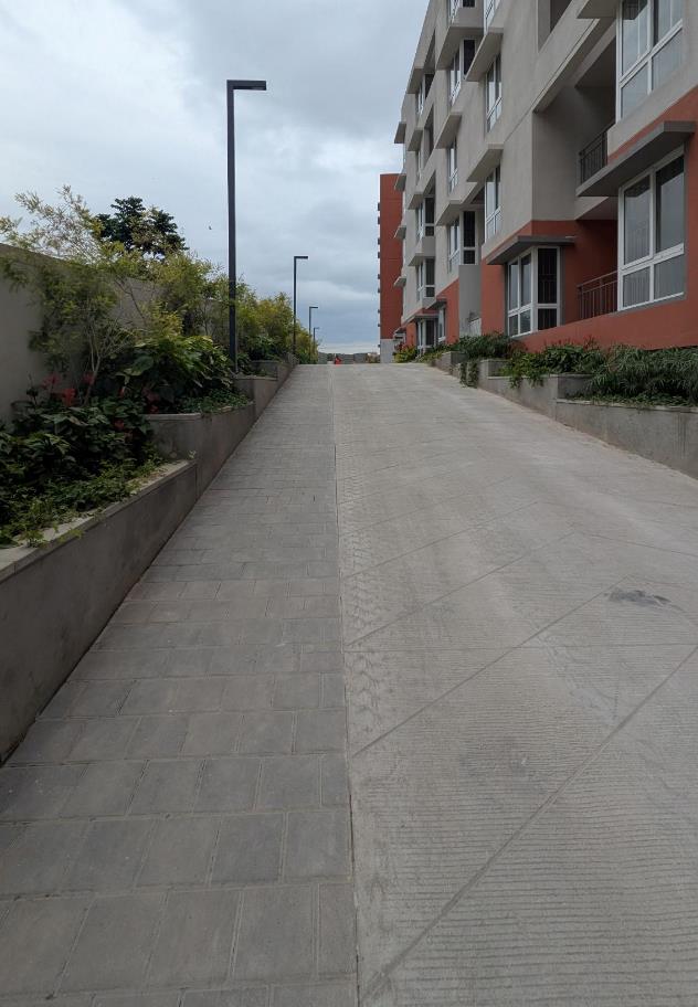 East Driveway Finishing Works, Planting Electrical Pole