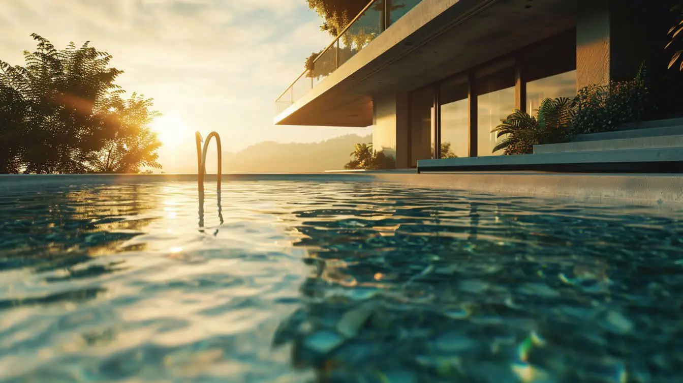 Lap Pool With Jacuzzi Icon