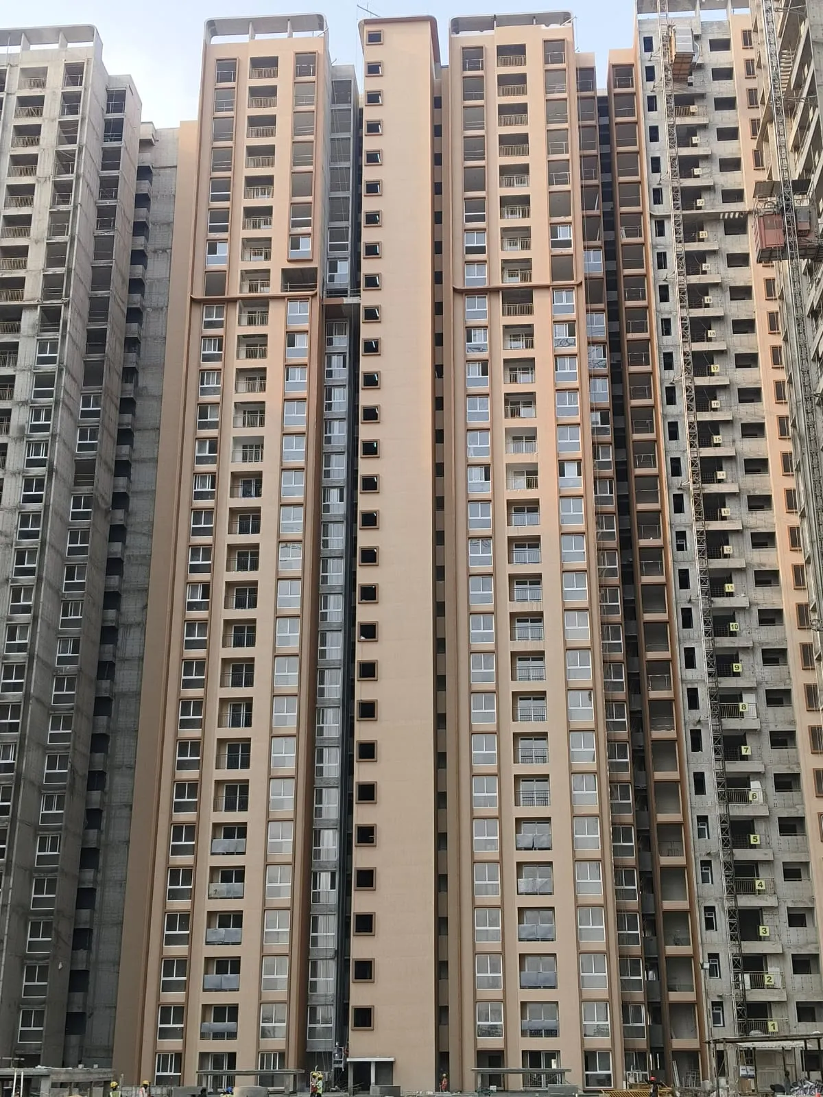 Tower C External painting works in progress