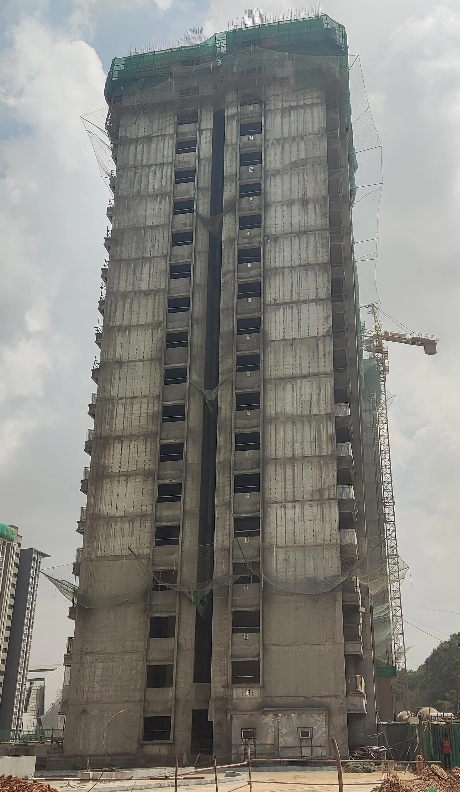Tower C - Milestone Release -"On Casting of Terrace Slab" - Status as on 15th