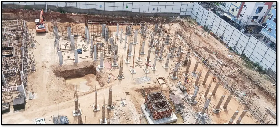 Excavation works completed