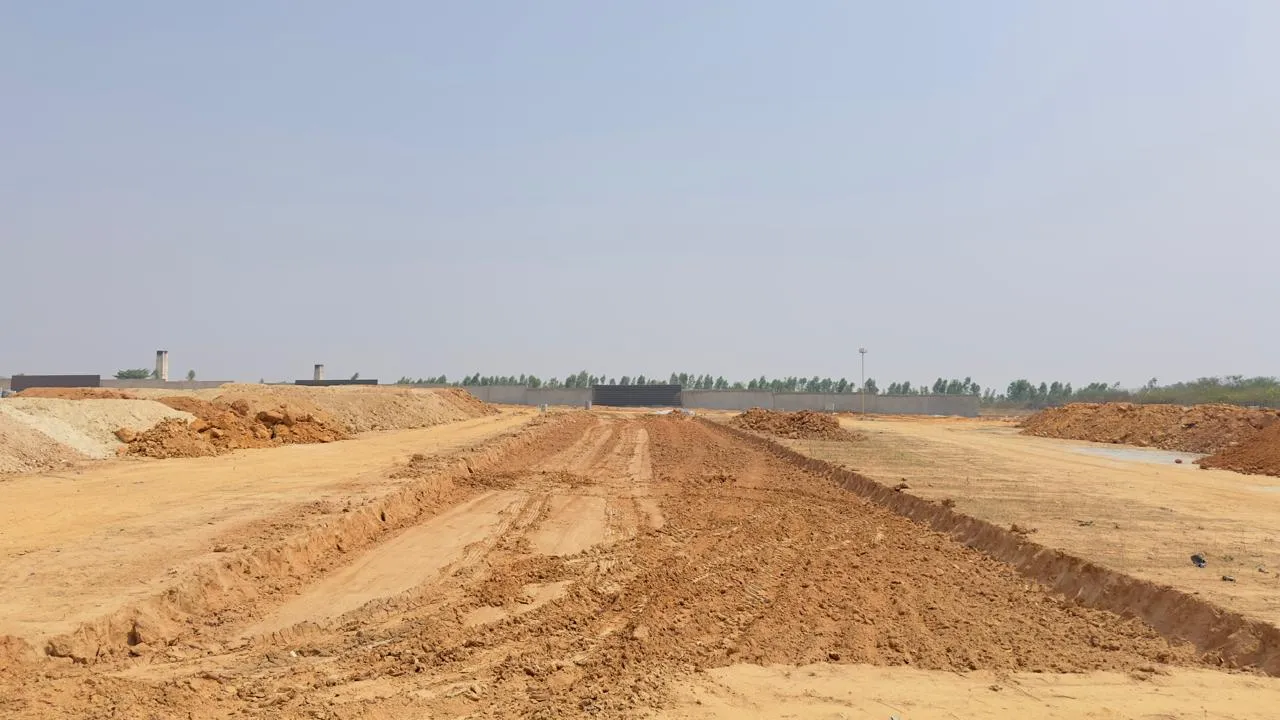 Road formation works in progress.