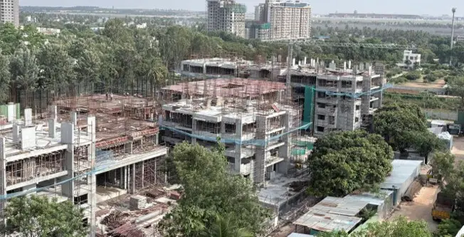 Ebony Structure Work Status - Tower-C 4th Floor In Progress & Tower-D 5th Floor In Progress