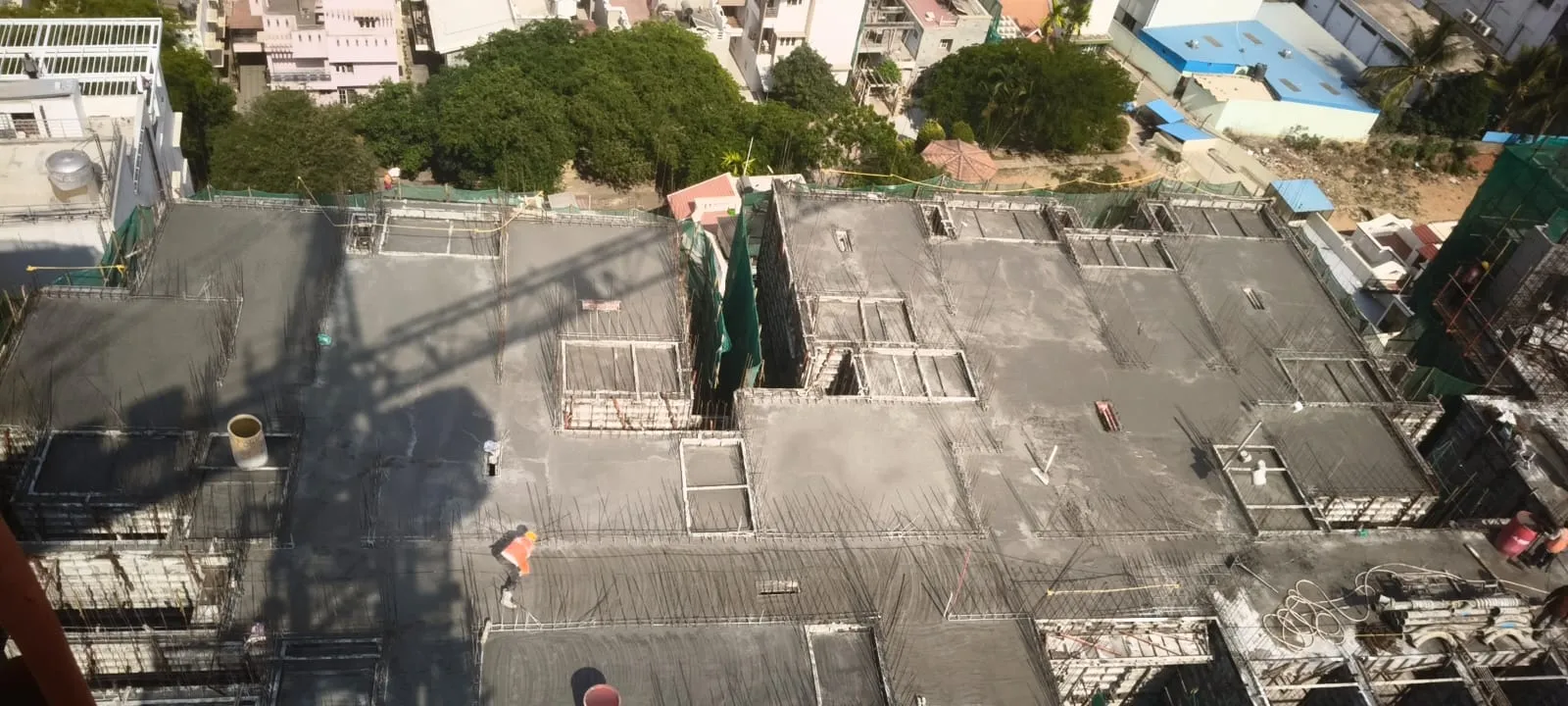 Tower-G Tenth floor slab Completed