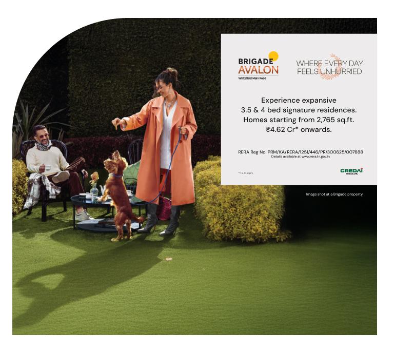 Brigade Avalon - 3.5 & 4 BHK Luxury Apartments in Whitefield, Bangalore