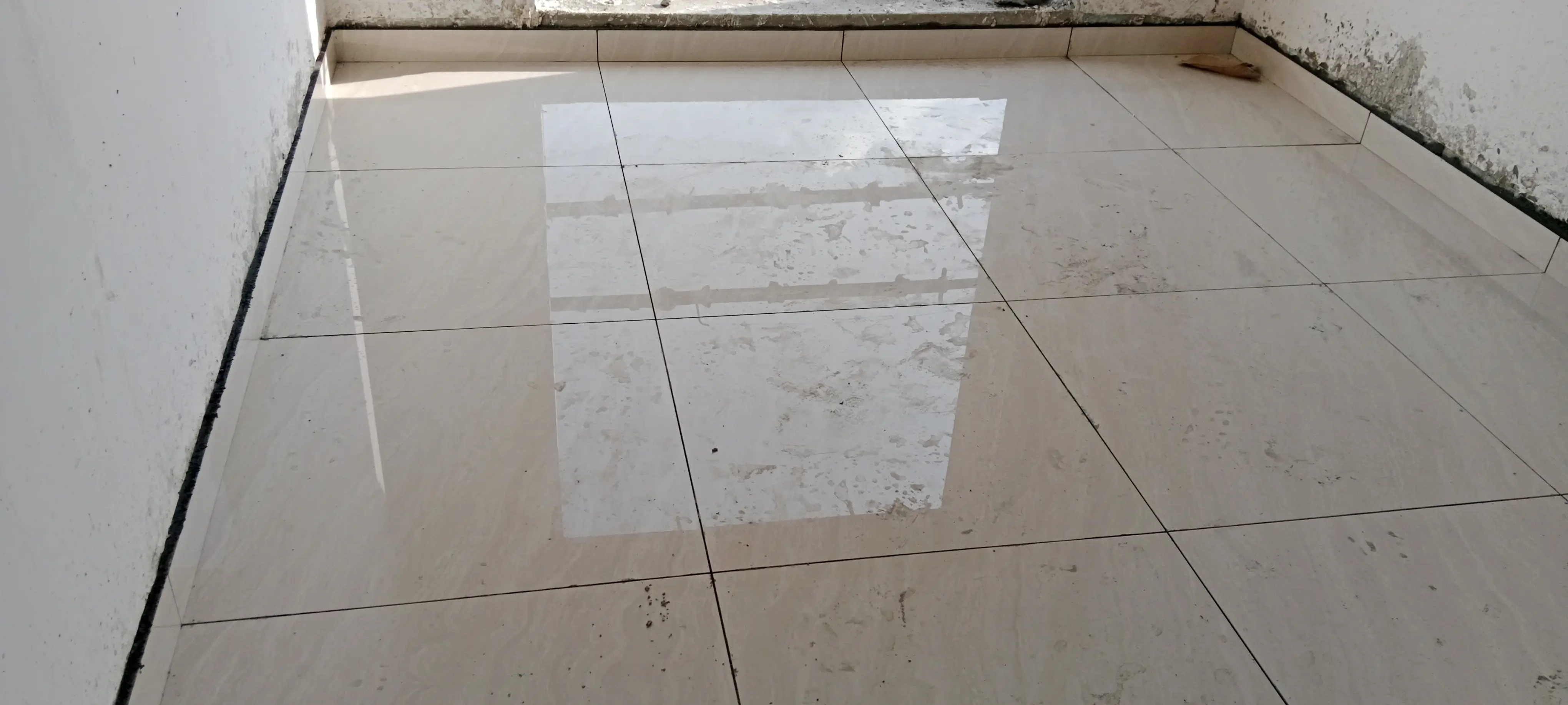 Finishing works in progress