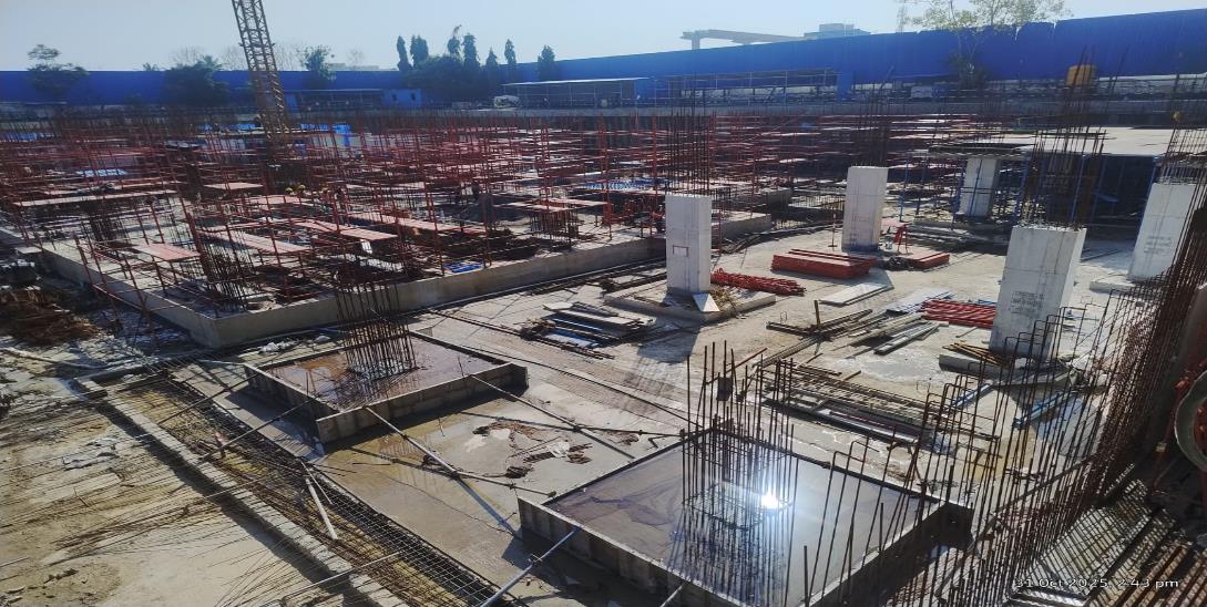 Tower- 1| Foundation work is underway