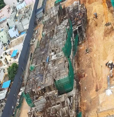 TOWER – B: Ground floor slab completed