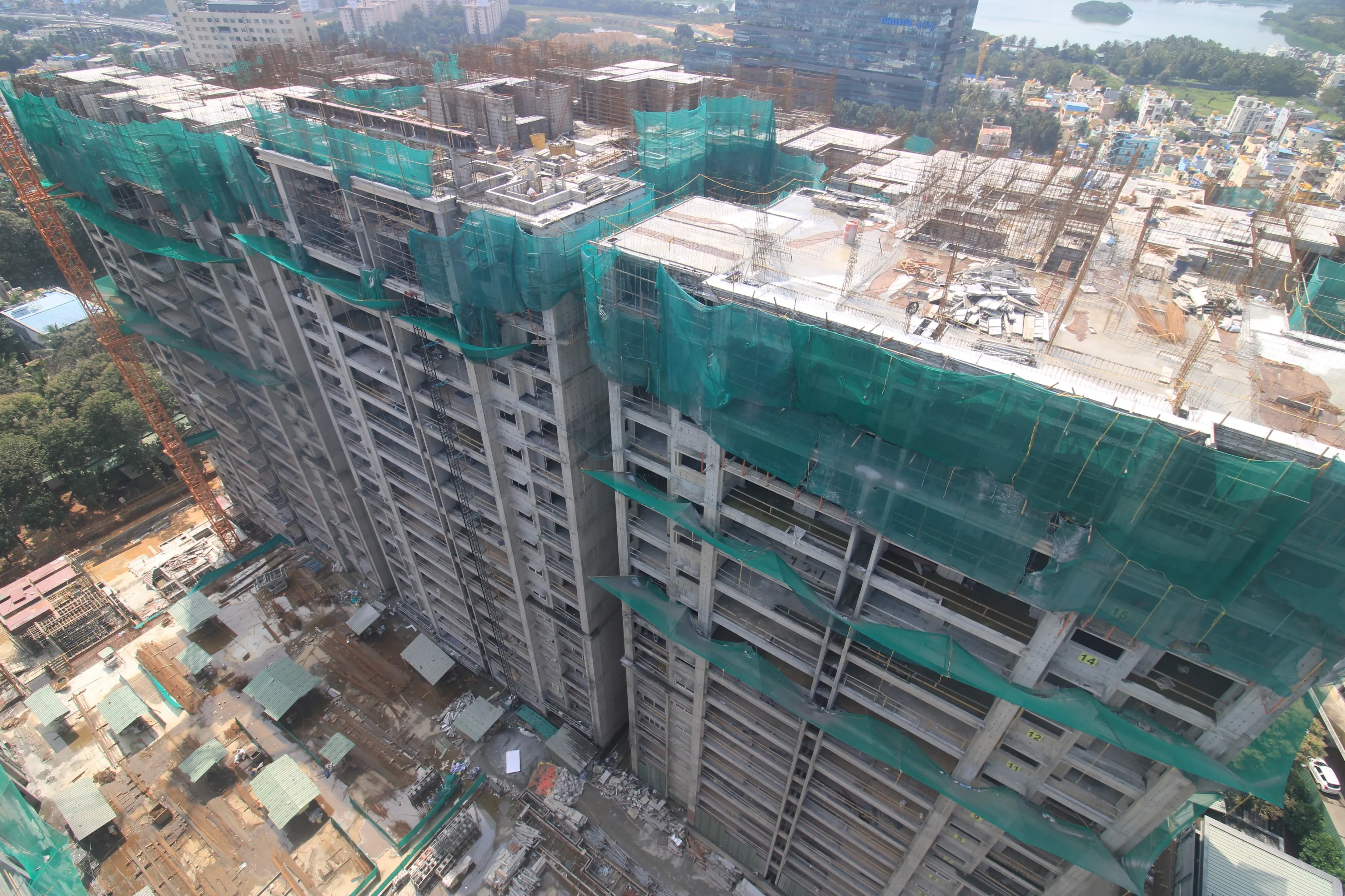 TOWER F – 17TH FLOOR SLAB IN PROGRESS