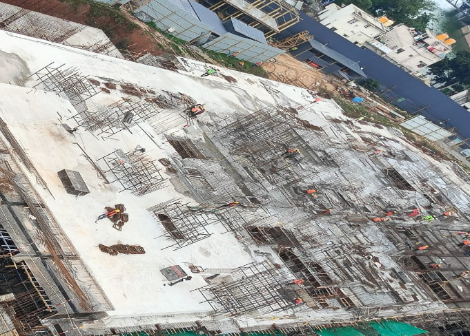 Tower I – Milestone Releasee – “ On Casting of Ground floor Slab” – Status as on 27th