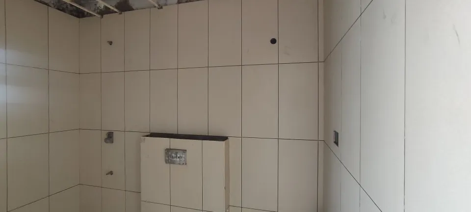 Wall Dado, flooring work in progress.