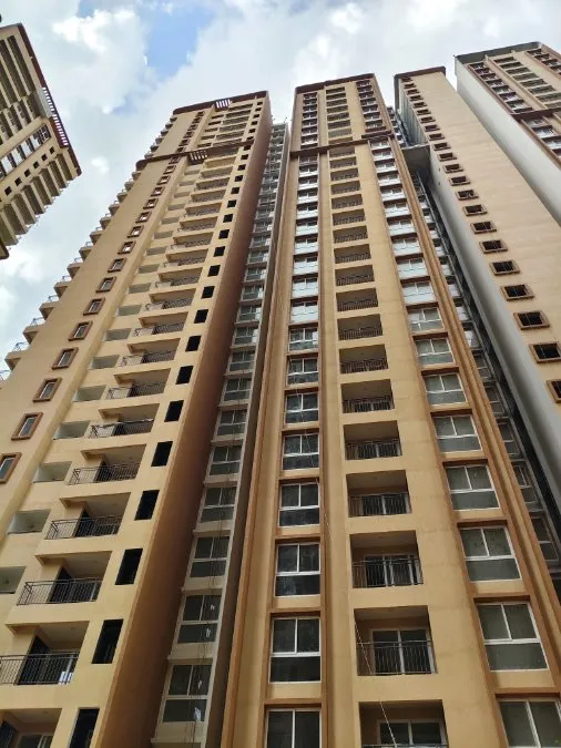 Tower B External painting works in progress
