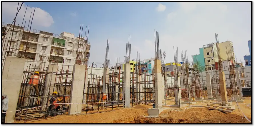 Foundation work in progress