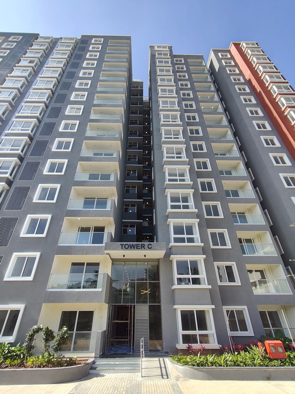 Tower C External painting completed