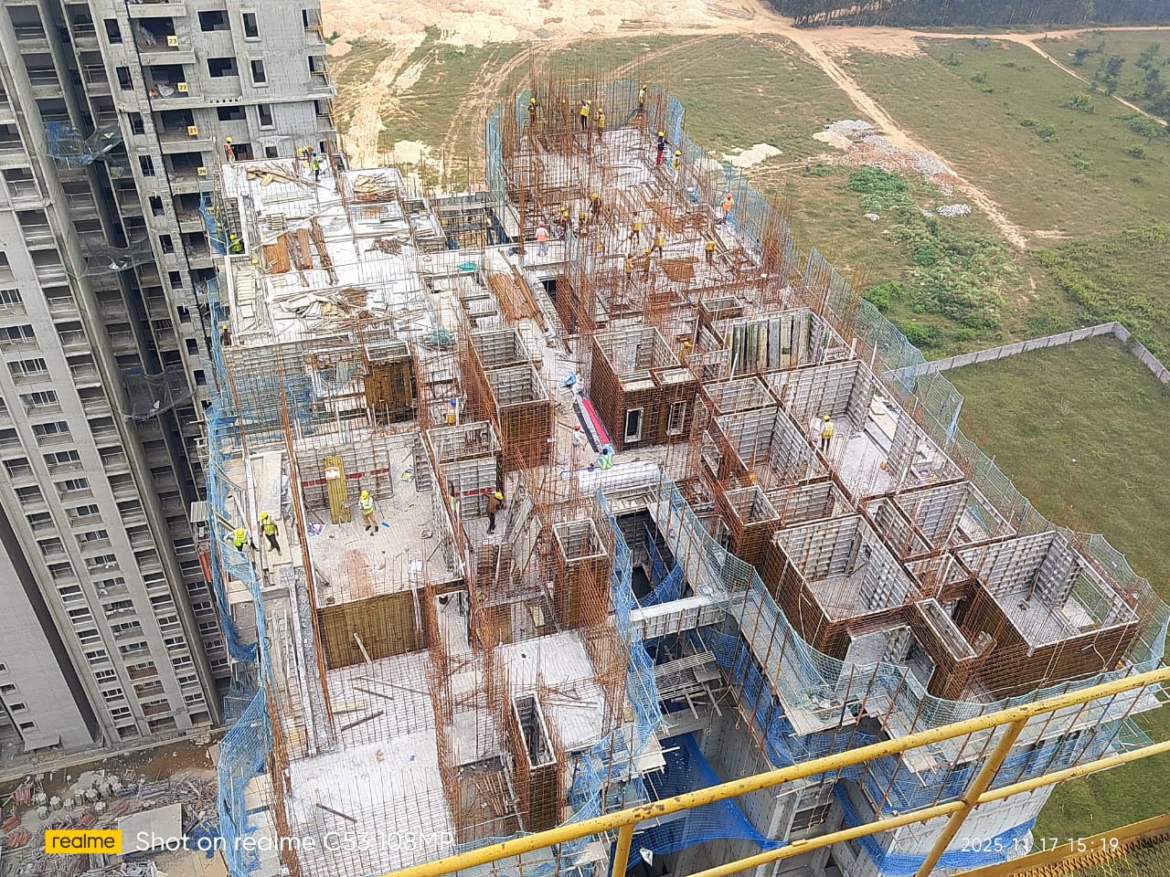 Tower D - Milestone Release -"on casting of 23rd floor slab" - Status as on 17th