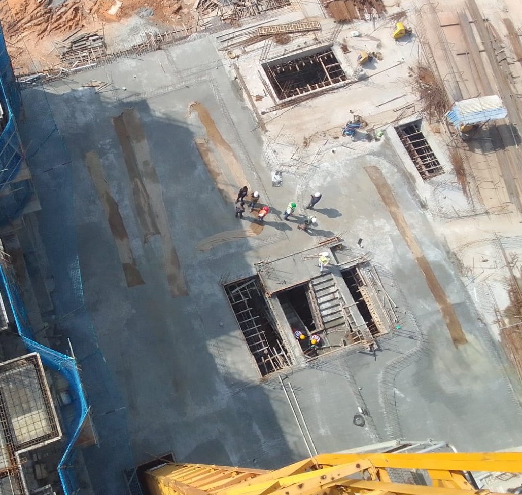 Non Tower Area - Podium Area Structure Work in Progress