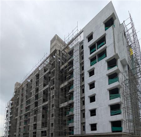 A & B Block – External Plastering Works Primer