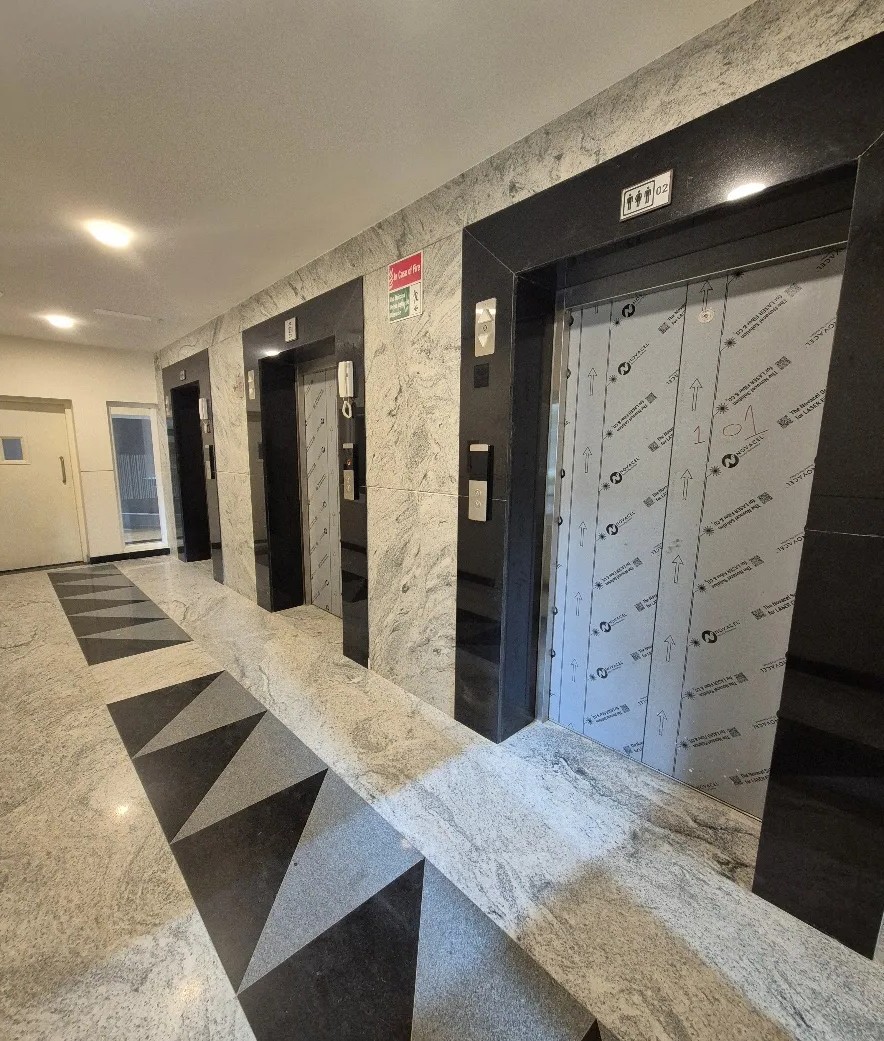 Ground floor Lift lobby and Corridor - Tower - G, H & I