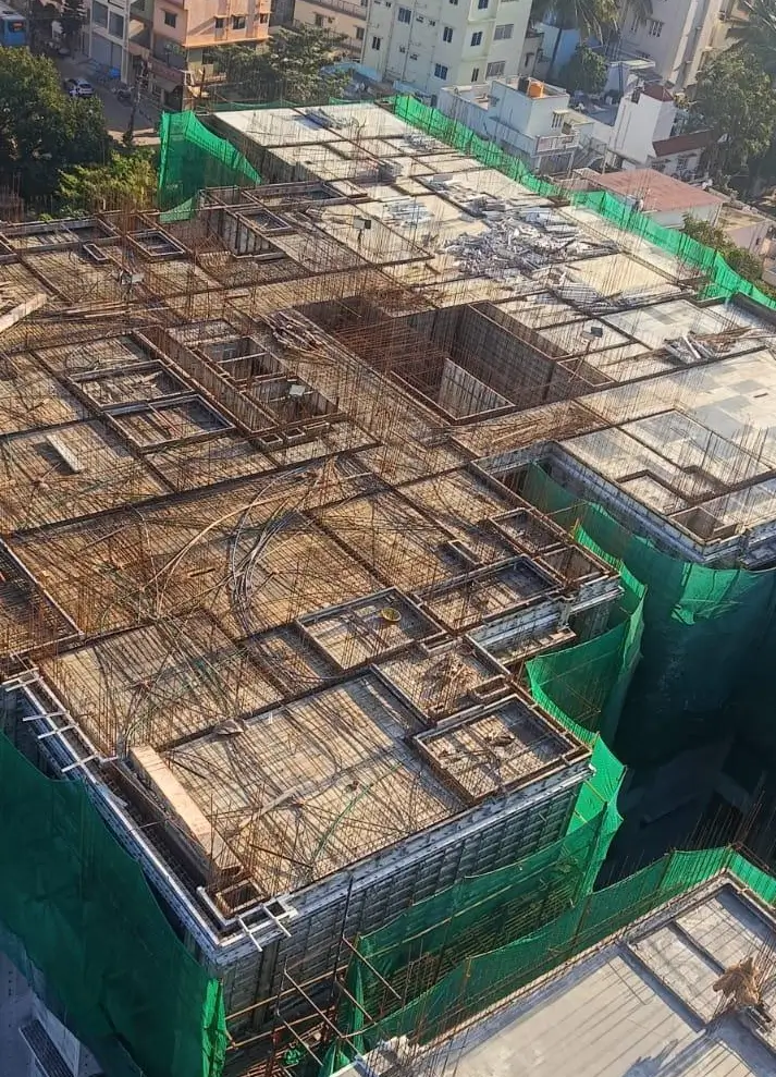 Tower D – 6th Floor Slab Completed; 7th to 8th Floor Wall/Slab in Progress