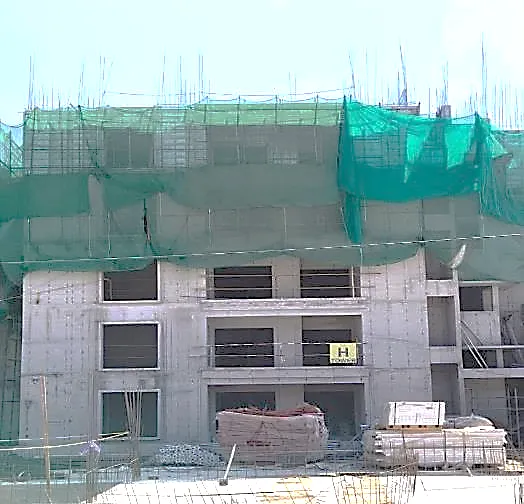 TOWER – H: Fourth floor slab completed.