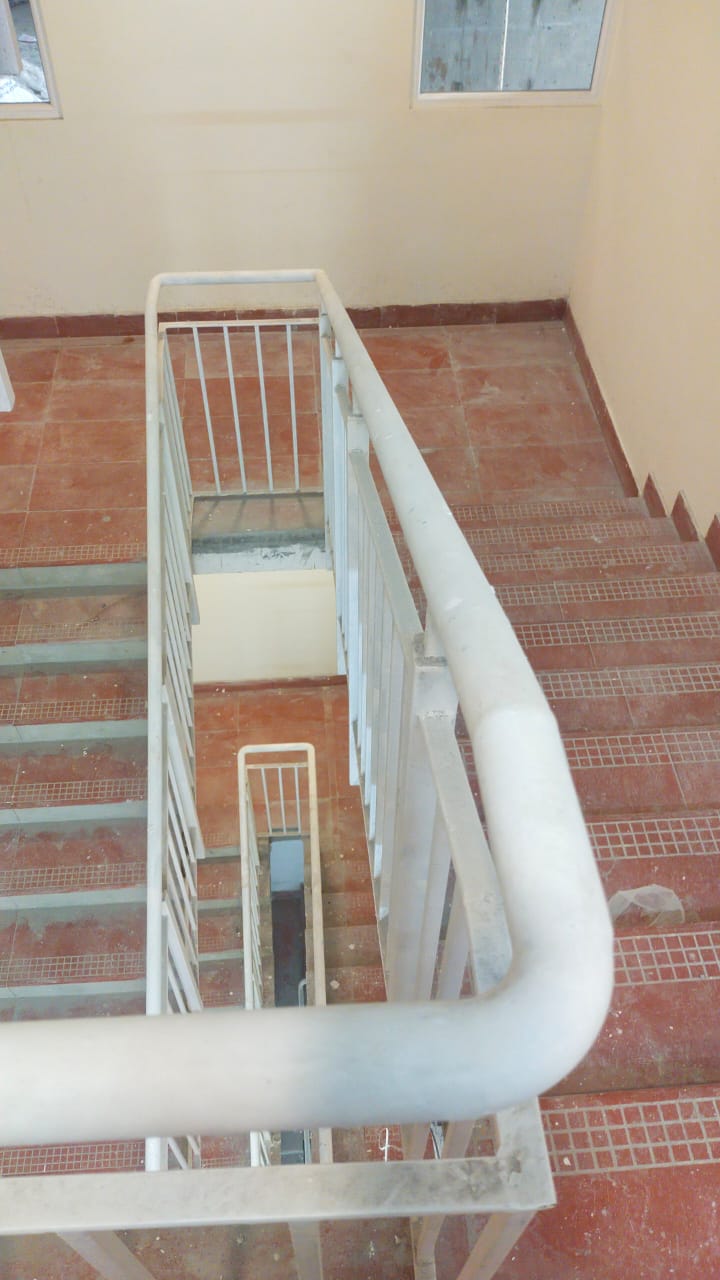 Balcony and staircase tiling and railing works