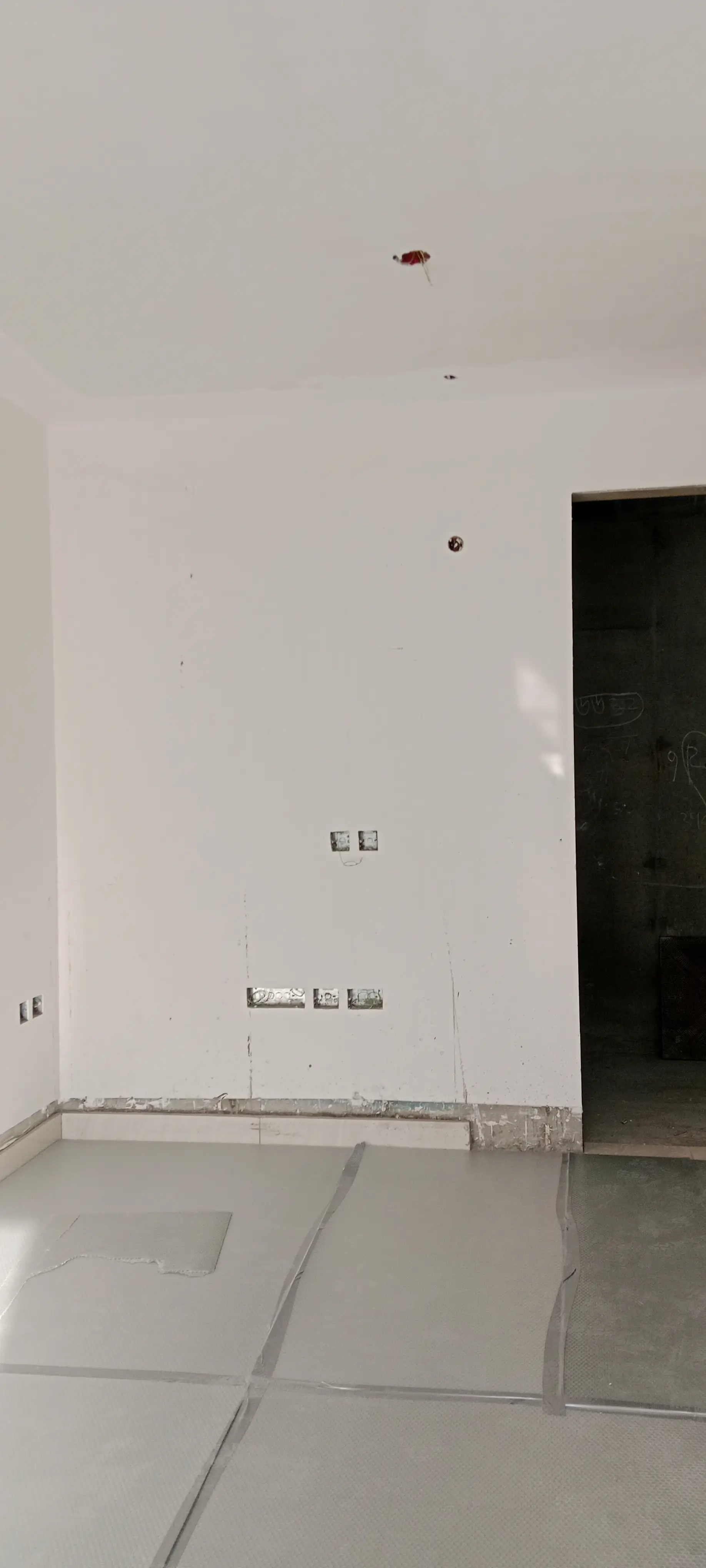 Finishing works in progress